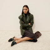 Winter Classic Loafer Green  Forest